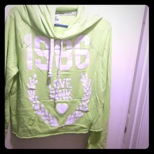 Lime green hoodie